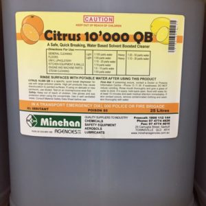 Citrus Quick Break QB 10000 Biodegradable Degreaser